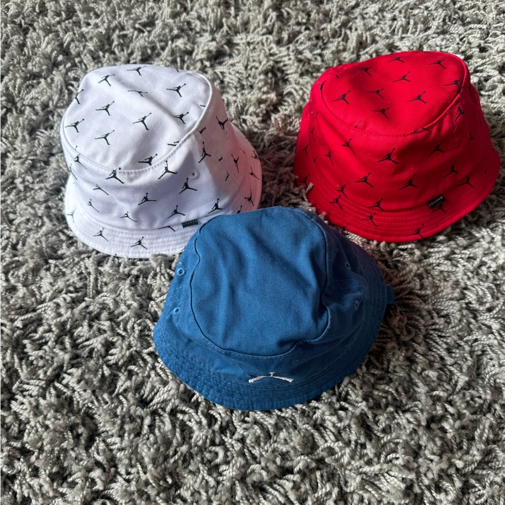 Jordan bucket hat (infant) set of three